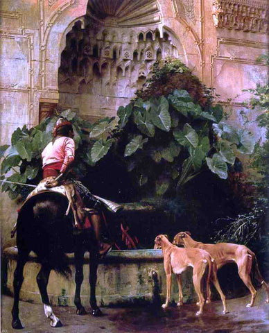  Jean-Leon Gerome Home from the Hunt - Hand Painted Oil Painting