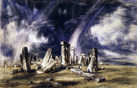  John Constable Stonehenge - Hand Painted Oil Painting