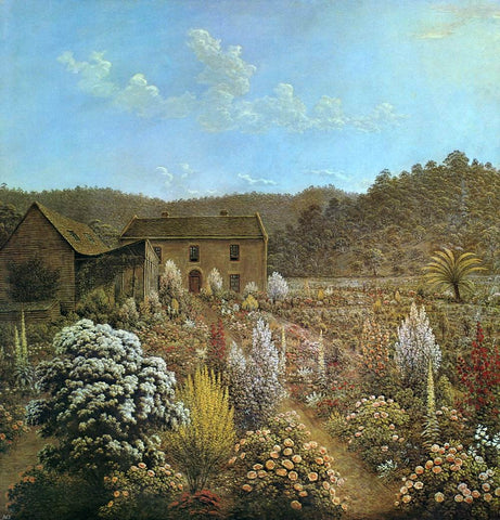 John Glover The Artist's House and Garden - Hand Painted Oil Painting