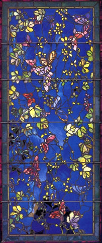  John La Farge Butterflies and Foliage - Hand Painted Oil Painting