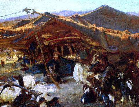  John Singer Sargent Bedouin Encampment - Hand Painted Oil Painting