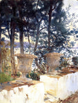  John Singer Sargent Corfu: The Terrace - Hand Painted Oil Painting