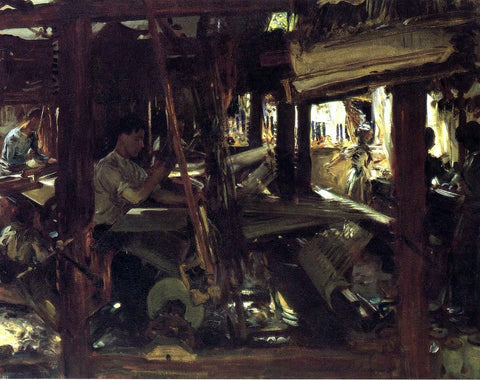  John Singer Sargent Granada: The Weavers - Hand Painted Oil Painting