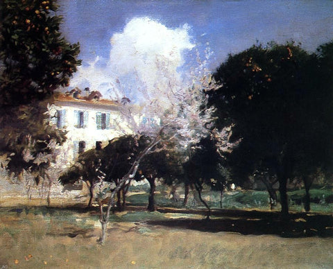  John Singer Sargent House and Garden - Hand Painted Oil Painting