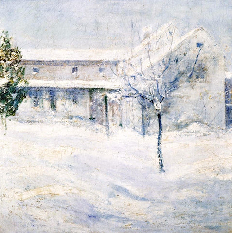  John Twachtman Old Holley House, Cos Cob - Hand Painted Oil Painting