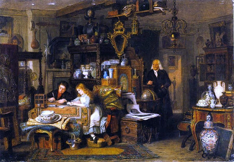  John Watkins Chapman The Old Curiosity Shop - Hand Painted Oil Painting