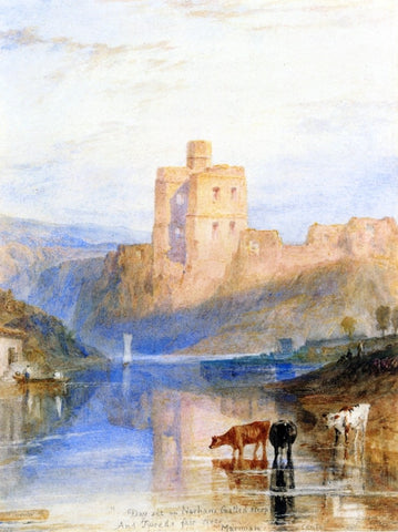  Joseph William Turner Norham Castle on the Tweed - Hand Painted Oil Painting