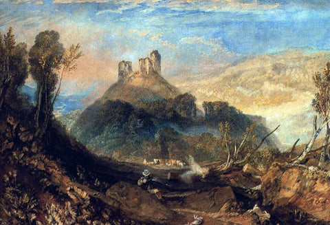  Joseph William Turner Okehampton - Hand Painted Oil Painting