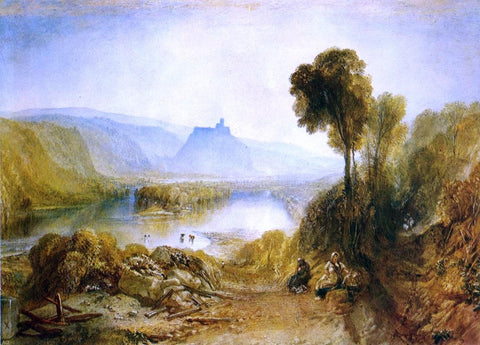  Joseph William Turner Prudhoe Castle, Northumberland (for Picturesque Views of England and Wales) - Hand Painted Oil Painting