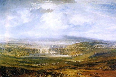  Joseph William Turner Raby Castle, the Seat of the Earl of Darlington - Hand Painted Oil Painting