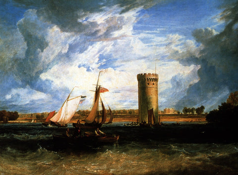  Joseph William Turner Tabley, the Seat of Sir J.F. Leicester - Hand Painted Oil Painting