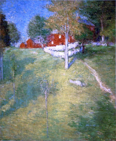  Julian Alden Weir The Laundry, Branchville - Hand Painted Oil Painting