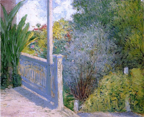  Julian Alden Weir The Veranda - Hand Painted Oil Painting