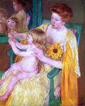  Mary Cassatt The Mirror - Hand Painted Oil Painting