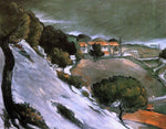  Paul Cezanne L'Estaque under Snow - Hand Painted Oil Painting