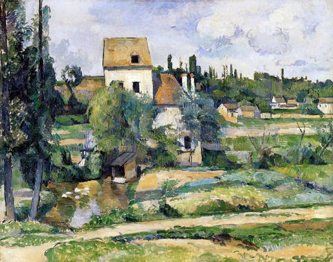  Paul Cezanne A Mill on the Couleuvre at Pontoise - Hand Painted Oil Painting