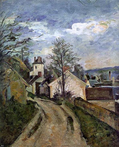 The House of Dr. Gached in Auvers by Paul Cezanne - Hand Painted Oil Painting