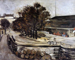  Paul Cezanne The Wine Depot, Seen from Rue de Jussieu - Hand Painted Oil Painting