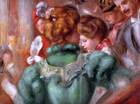  Pierre Auguste Renoir A Box in the Theater des Varietes - Hand Painted Oil Painting
