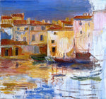  Pierre Auguste Renoir The Port of Martigues - Hand Painted Oil Painting