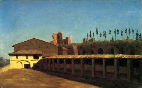  Pierre-Henri De Valenciennes Buildings at the Southwest End of the Palatine - Hand Painted Oil Painting