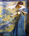  Robert Lewis Reid A Mirror - Hand Painted Oil Painting