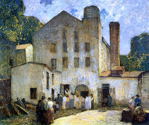  Robert Spencer The Silk Mill - Hand Painted Oil Painting