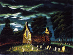  Thomas Chambers Old Sleepy Hollow Church - Hand Painted Oil Painting