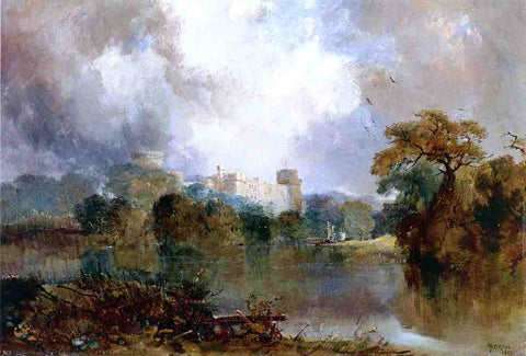 Thomas Moran Windsor Castle - Hand Painted Oil Painting