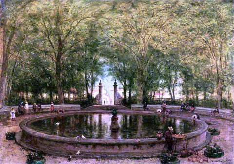  Thomas Worthington Whittredge A Mexican Fountain, City of Orizaba - Hand Painted Oil Painting