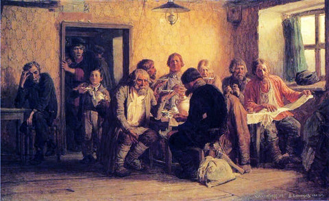  Victor Mikhail Vasnetsov Tea-Drinking in a Tavern - Hand Painted Oil Painting