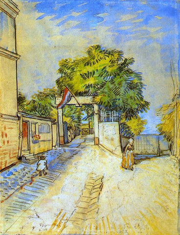  Vincent Van Gogh The Entrance of a Belvedere - Hand Painted Oil Painting