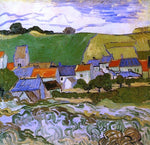  Vincent Van Gogh View of Auvers - Hand Painted Oil Painting