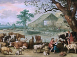  The Younger Willem Van  Nieulandt Landscape with Amorous Shepherds - Hand Painted Oil Painting