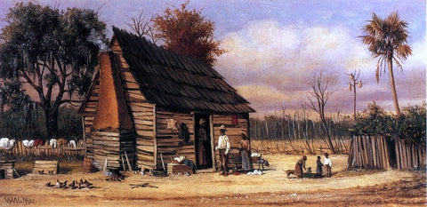  William Aiken Walker Negro Cabin with Palm Tree - Hand Painted Oil Painting