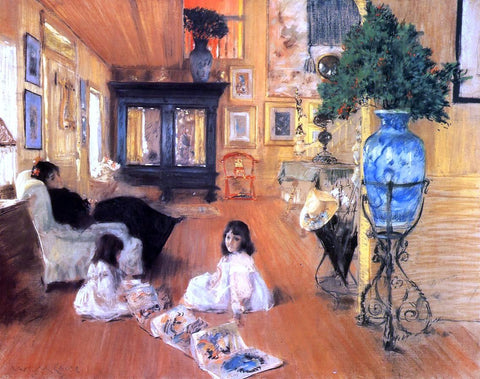  William Merritt Chase Hall at Shinnecock - Hand Painted Oil Painting