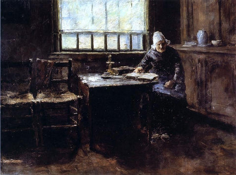  William Merritt Chase When One is Old (also known as The Old Cottager) - Hand Painted Oil Painting