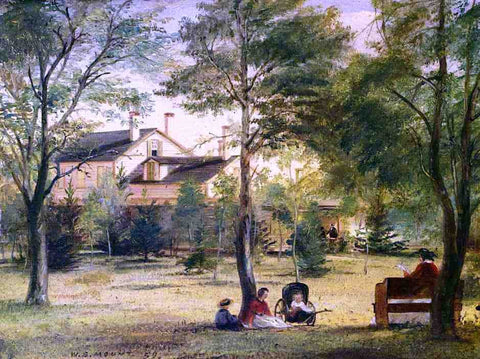  William Sidney Mount The Residence of the Honorable William H. Ludlow - Hand Painted Oil Painting