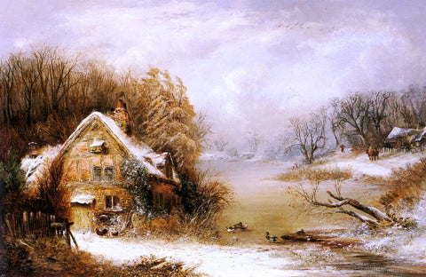  William Thomas Such The Frozen Heart Of Winter - Hand Painted Oil Painting