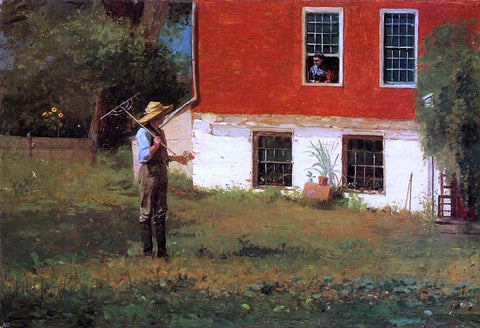  Winslow Homer The Rustics - Hand Painted Oil Painting