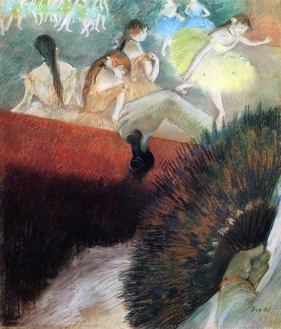  Edgar Degas At the Ballet - Hand Painted Oil Painting
