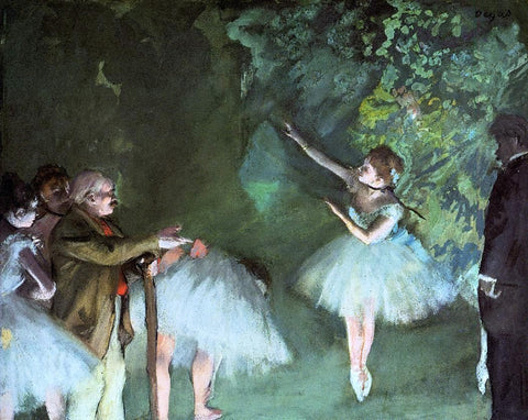  Edgar Degas Ballet Rehearsal - Hand Painted Oil Painting