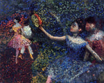  Edgar Degas Dancer and Tambourine - Hand Painted Oil Painting