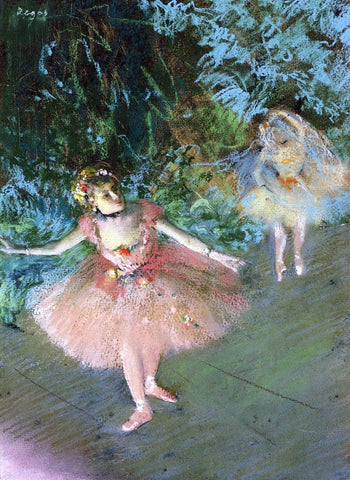  Edgar Degas Dancers on Set - Hand Painted Oil Painting
