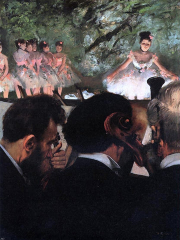  Edgar Degas Musicians in the Orchestra - Hand Painted Oil Painting