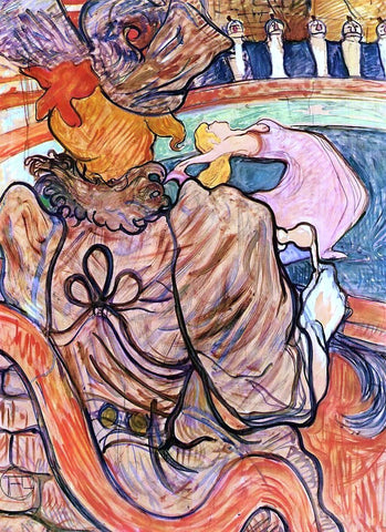  Henri De Toulouse-Lautrec At the Nouveau Cirque: the Dancer and Five Stuffed Shirts - Hand Painted Oil Painting