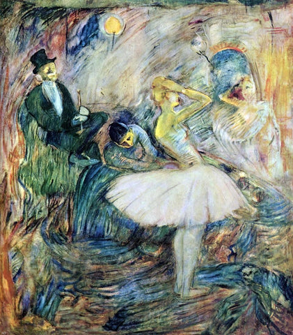  Henri De Toulouse-Lautrec The Dancer in Her Dressing Room - Hand Painted Oil Painting