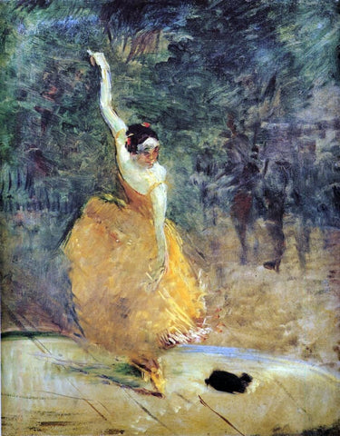  Henri De Toulouse-Lautrec The Spanish Dancer - Hand Painted Oil Painting