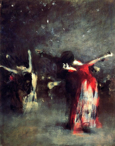  John Singer Sargent Study for 'The Spanish Dance' - Hand Painted Oil Painting