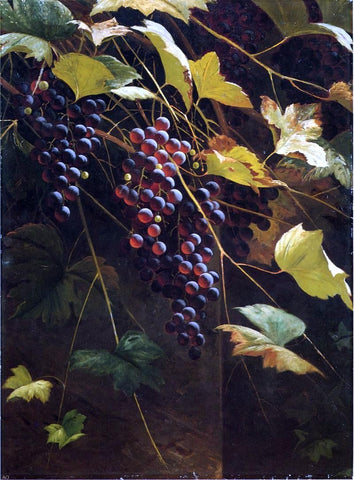  Andrew H. Way Wild Grapes - Hand Painted Oil Painting